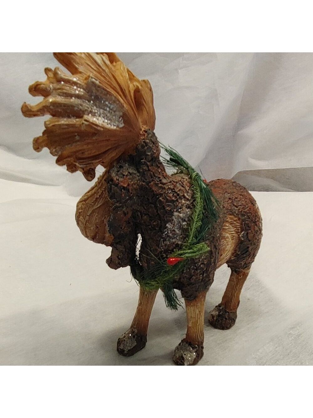Adorable Humor Long-Faced Wild Moose Figurine – Ceramic Polyresin - Picture 3 of 8